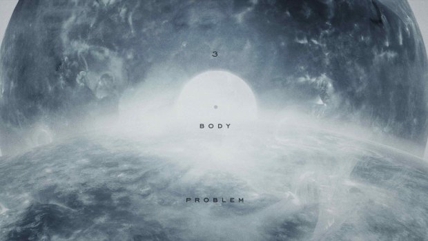 An image from the title sequence for Netflix’s 3 Body Problem, created by Patrick Clair and Raoul Marks, which is up for an Emmy Award.