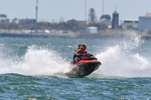 Surgeons want anyone considering riding on the back of a jet-ski to wear protective wetsuit pants.