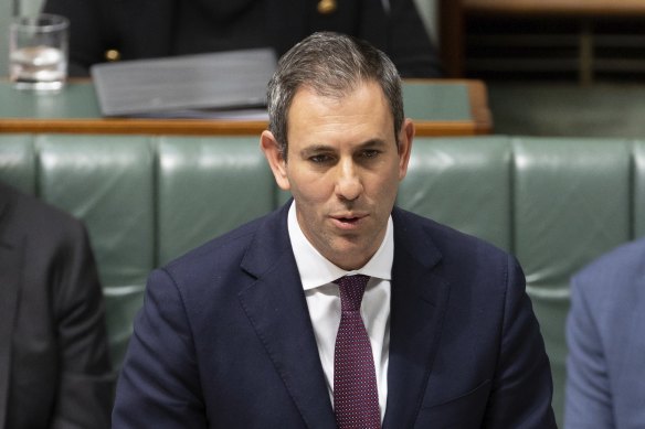 Treasurer Jim Chalmers.