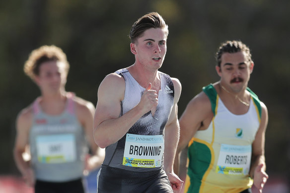 Rohan Browning issued a warning to his competitors on Saturday.