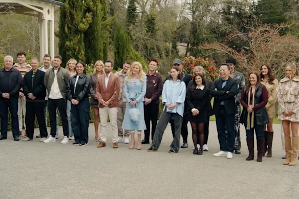 The cast of Traitors Australia, which was made up of former reality stars.