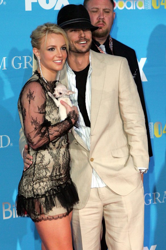 Britney Spears and Kevin Federline in 2004.