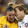 Matildas marvel at support as home sellout streak ends, Logarzo head knock scare in 3-1 win over Taiwan