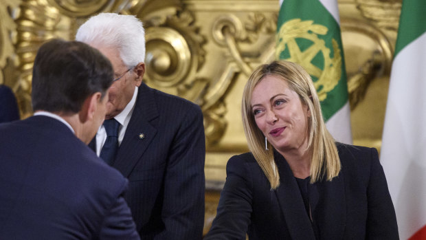 Far-right leader Giorgia Meloni installed as Italy’s first female prime minister
