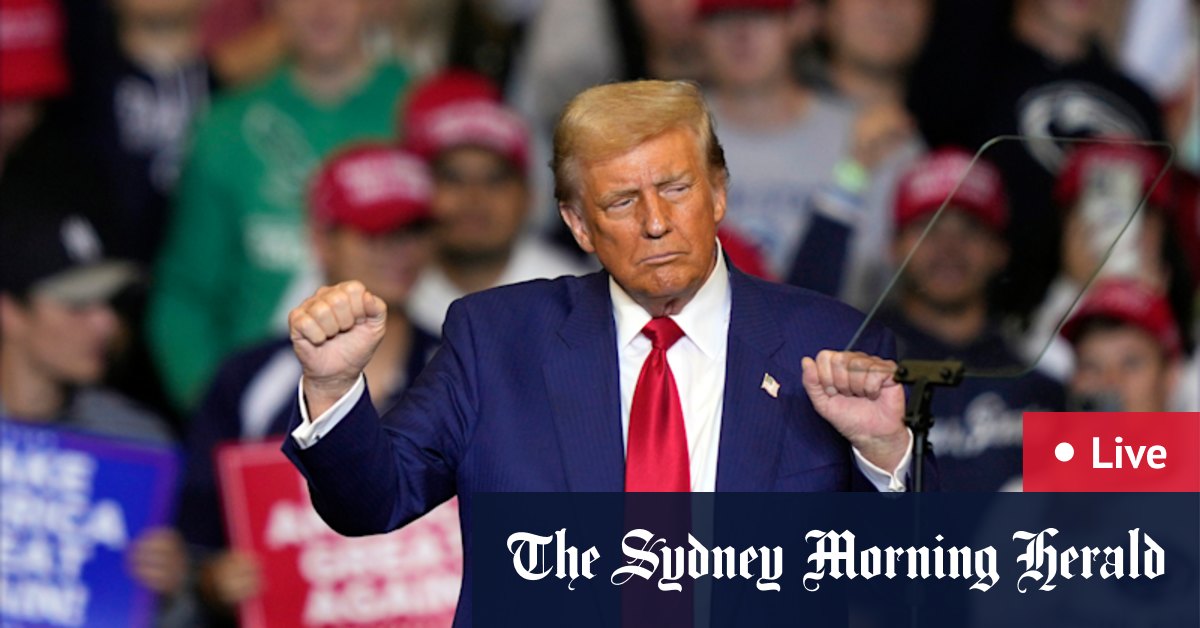 US election 2024 LIVE updates: Donald Trump to hold major NY event ...