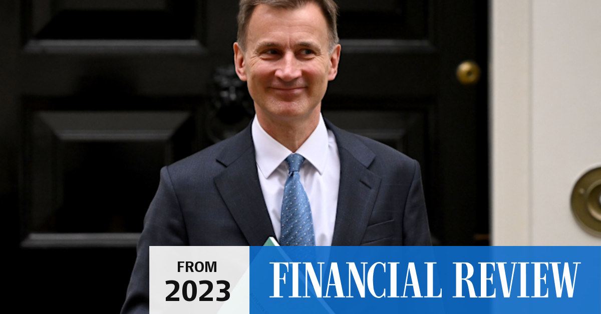 British chancellor Jeremy Hunt announces ‘biggest tax cut in history ...