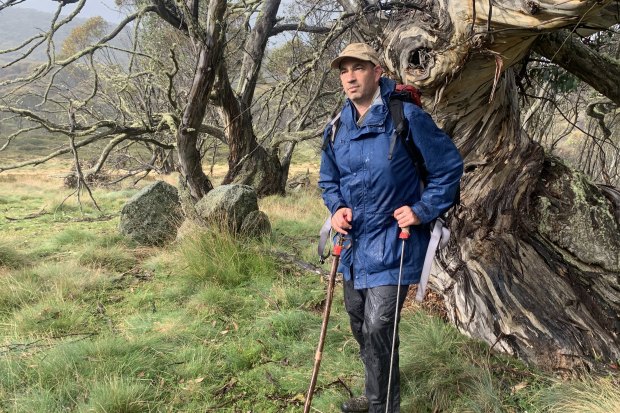 Avid hiker Anthony Sharwood: “We spend our lives following paths. There’s almost no randomness left.” 