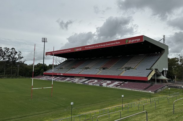 Ballymore’s eastern stand, which the Queensland government’s Stadiums Taskforce recommended be demolished.