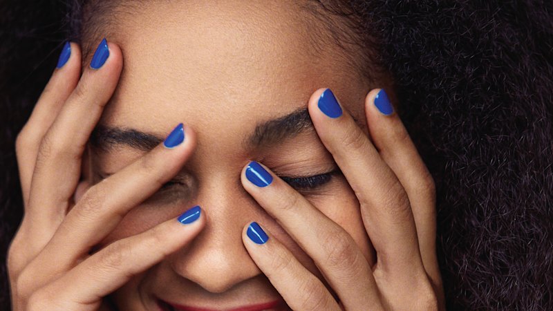 Blue nails will be huge for winter. In the meantime, wear these colours
