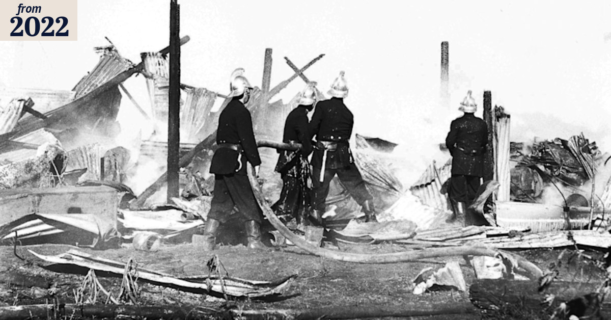 From the Archives, 1952 : Botany tannery destroyed in spectacular fire