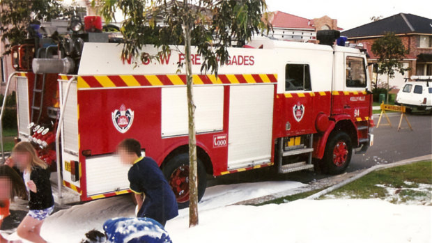 Poison playground as firefighters recall hosing down kids with toxic foam