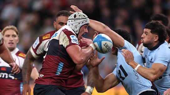 Josh Canham in action for the Queensland Reds.