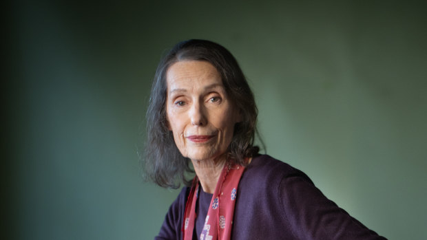 Helen Morse is playing a 70-something tea drinker, but don’t be fooled