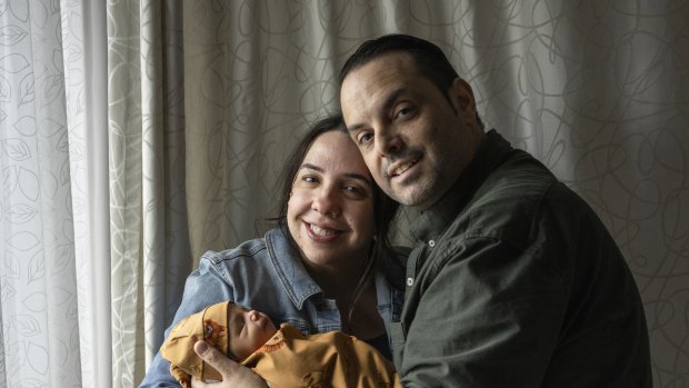 Baby Frankie brings joy early as his parents wish for peace in the new year