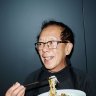 Cooking teacher, Tony Tan, with his Chinese spaghetti bolognese.