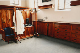 The sacristry at St Patrick's, the room where Pell abused the boys.