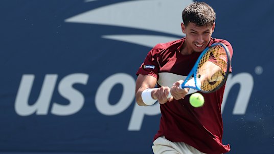 Alexei Popyrin advanced to the second round at the US Open.