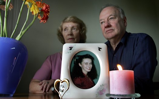 ‘It is there every day, like an undercurrent’: Joy and Roger Membrey in 2005.