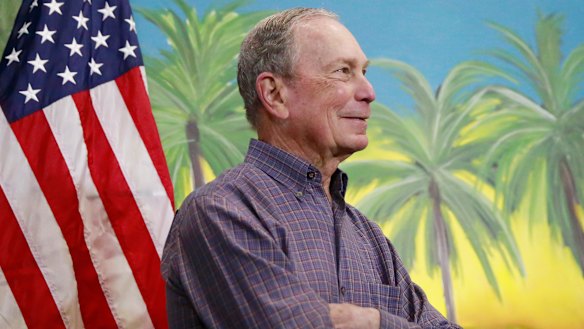 Mike Bloomberg on Super Tuesday, March 3. 