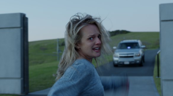 One of only 17 Australian films to shoot last financial year: Elisabeth Moss in The Invisible Man. 