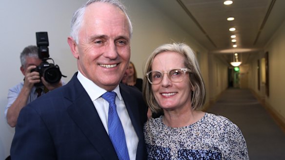 Malcolm and Lucy Turnbull have told David Sharma they will support his preselection. 