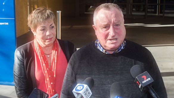 Rod Patterson and Maree Patterson survived the Bourke Street terror attack. Mr Patterson was stabbed in the head.
