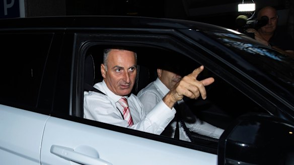 Drummoyne MP John Sidoti leaving ICAC this week.