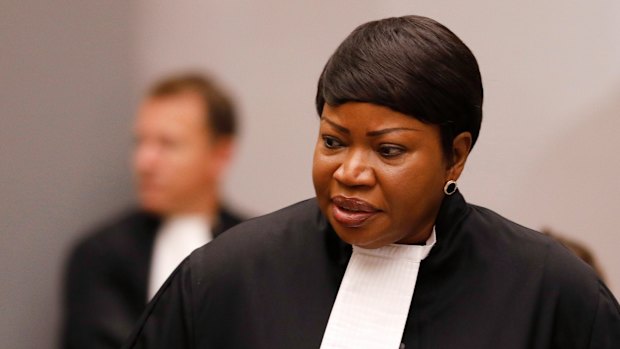 Prosecutor Fatou Bensouda at the International Criminal Court in The Hague last month.