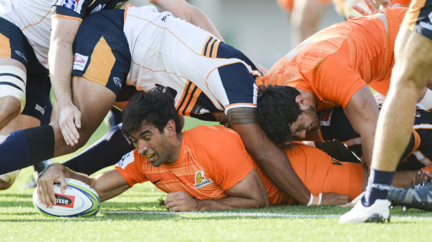 The Jaguares proved too strong for the Brumbies at Canberra Stadium on Sunday. 