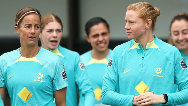 Aivi Luik (left) and Clare Polkinghorne.