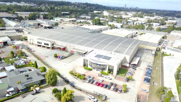 A PropertyLink-owned warehouse at 2 Costello Place, Seven Hills. 