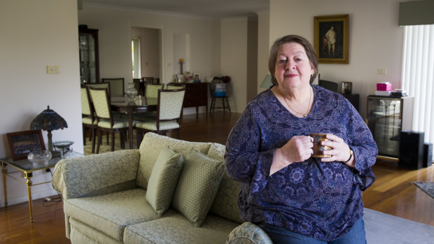 Lorraine Carvalho, who still lives in her Mr Fluffy house and refuses to have an asbestos management plan.