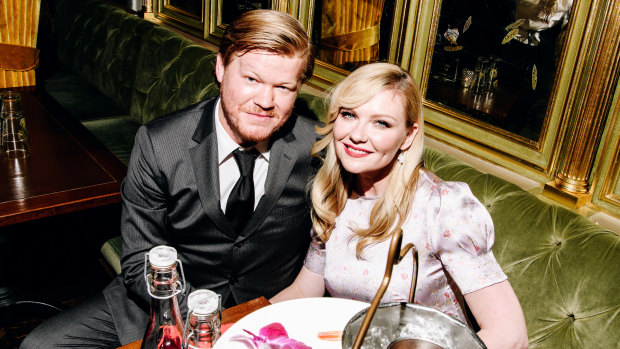 Jesse Plemons and Kirsten Dunst at the after-party for the premiere of "The Irishman" in New York in September 2019. 