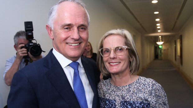 Malcolm and Lucy Turnbull have told David Sharma they will support his preselection. 