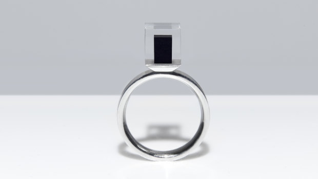 The smog free ring holds within it captured pollution, and the giver's love.