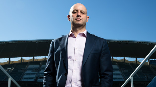 Todd Greenberg, CEO of the NRL, at Allianz Stadium.