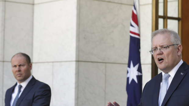 Treasurer Josh Frydenberg and Prime Minister Scott Morrison revealed a second stimulus package on Sunday.
