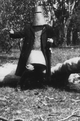 A scene from <i>The Story of the Kelly Gang</i> (1906), one of the first feature films ever made.