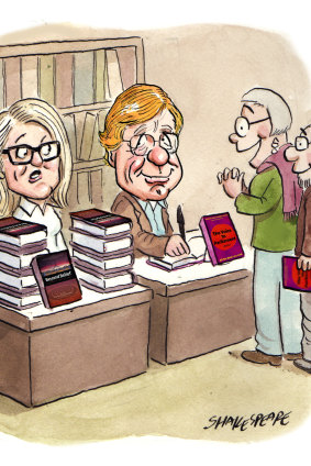 Janet Albrechtsen lost out to Kerry O’Brien in the Readings sales war.