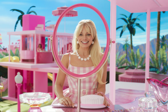 Margot Robbie in Barbie.