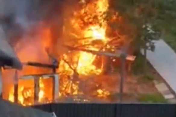A 71-year-old man has died following an alleged arson attack on Orth Street, Kingswood.