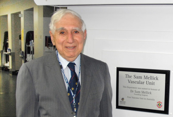 A ward at the Princess Alexandra Hospital is named after Dr Sam Mellick.