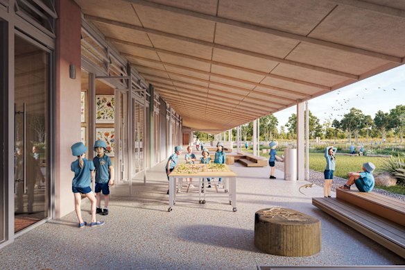 Geelong Grammar’s new junior building for prep to year 4 students opens after Easter.
