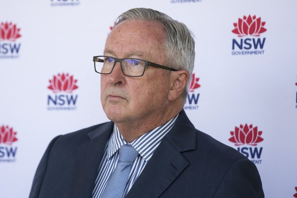 NSW Health Minister Brad Hazzard reports on the number of cases in NSW on Thursday