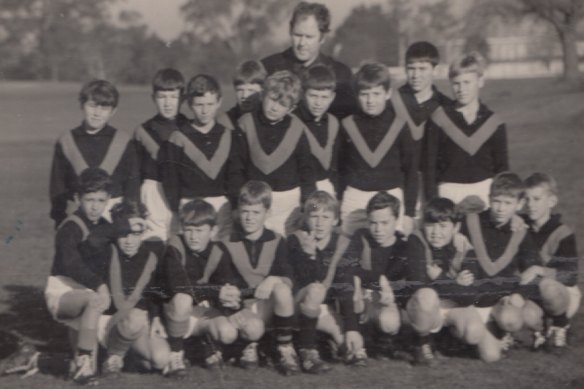 The Kostka Hall under 11s football team in 1970.