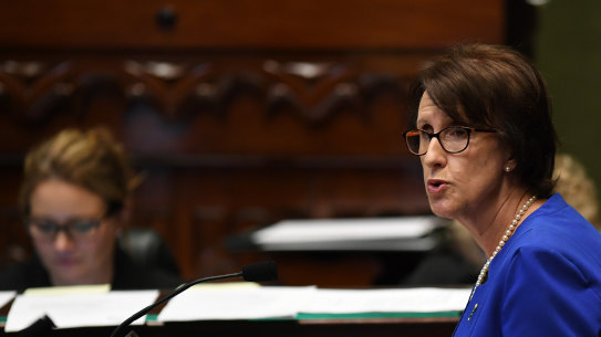 Leslie Williams speaks during amendments to the introduction to the Reproductive Healthcare Reform Bill 2019.