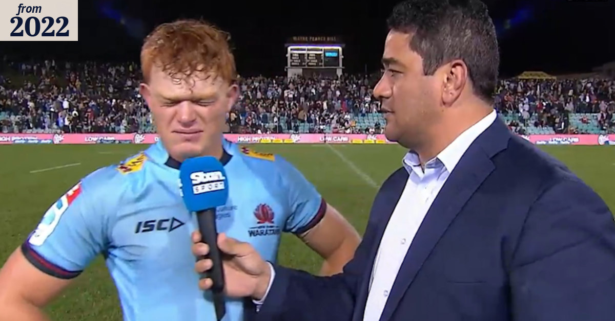 Super Rugby 2022: NSW Waratahs’ Tane Edmed opens up on viral interview ...