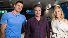 Pictured: Ed Kavalee, Dave Hughes and Erin Molan. 
