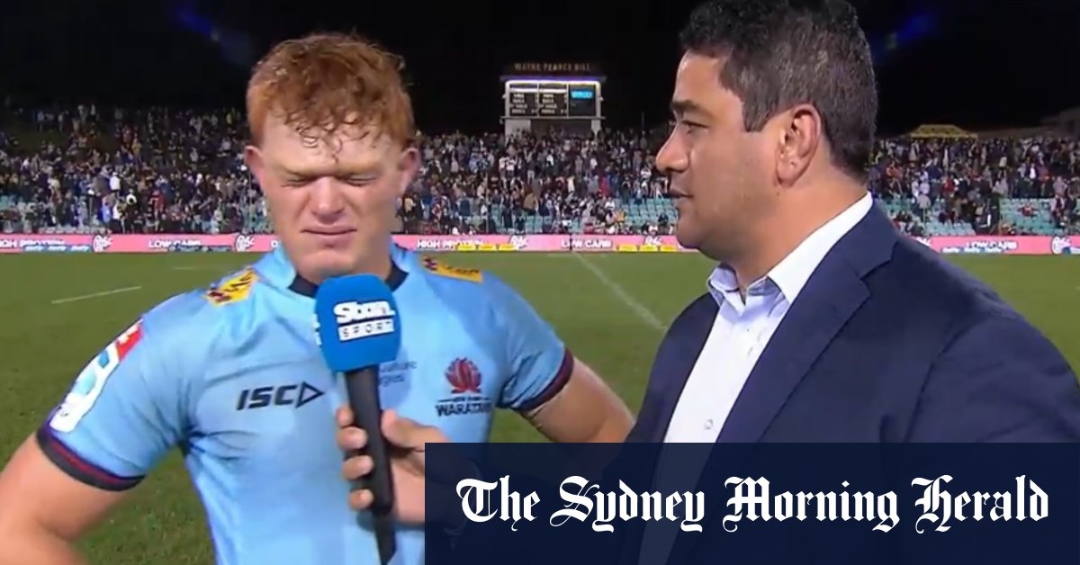 ‘Too much emotion for me to handle’: Waratahs rookie opens up on viral interview