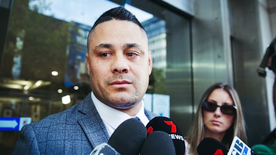 Jarryd Hayne has been found guilty of sexually assaulting a woman in Newcastle.